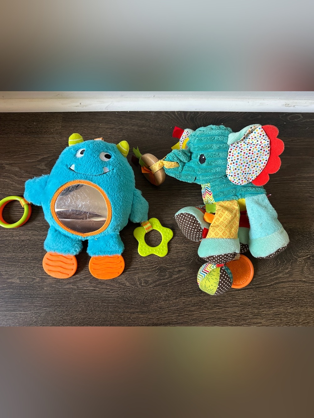 Infantino go gaga peanut the elephant & carters monster blue stroller car seat 2